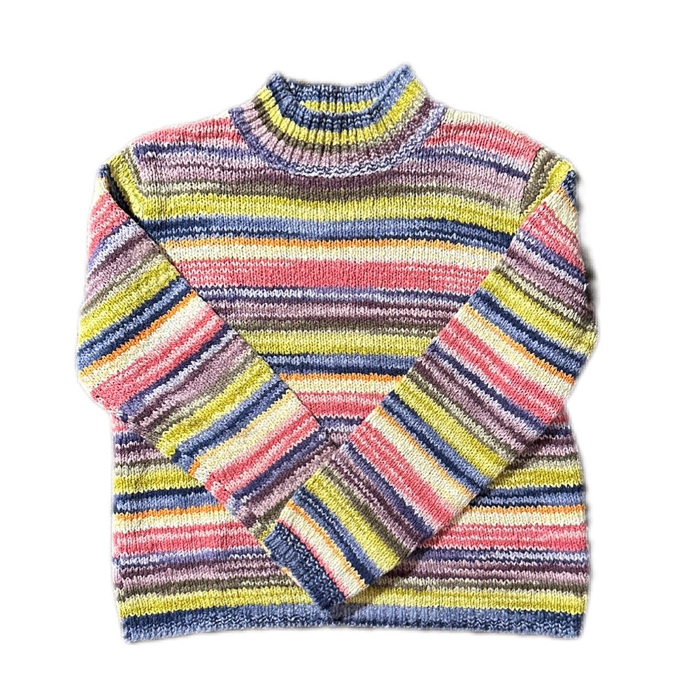 Stripped Cotton Talbots Sweater